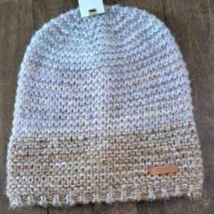 BARTS Amsterdam Europe NWT winter tuque beanie ombre grey beige women